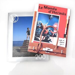 Le Monde d'Hermès and Louis Vuitton Coffee Book catalogue